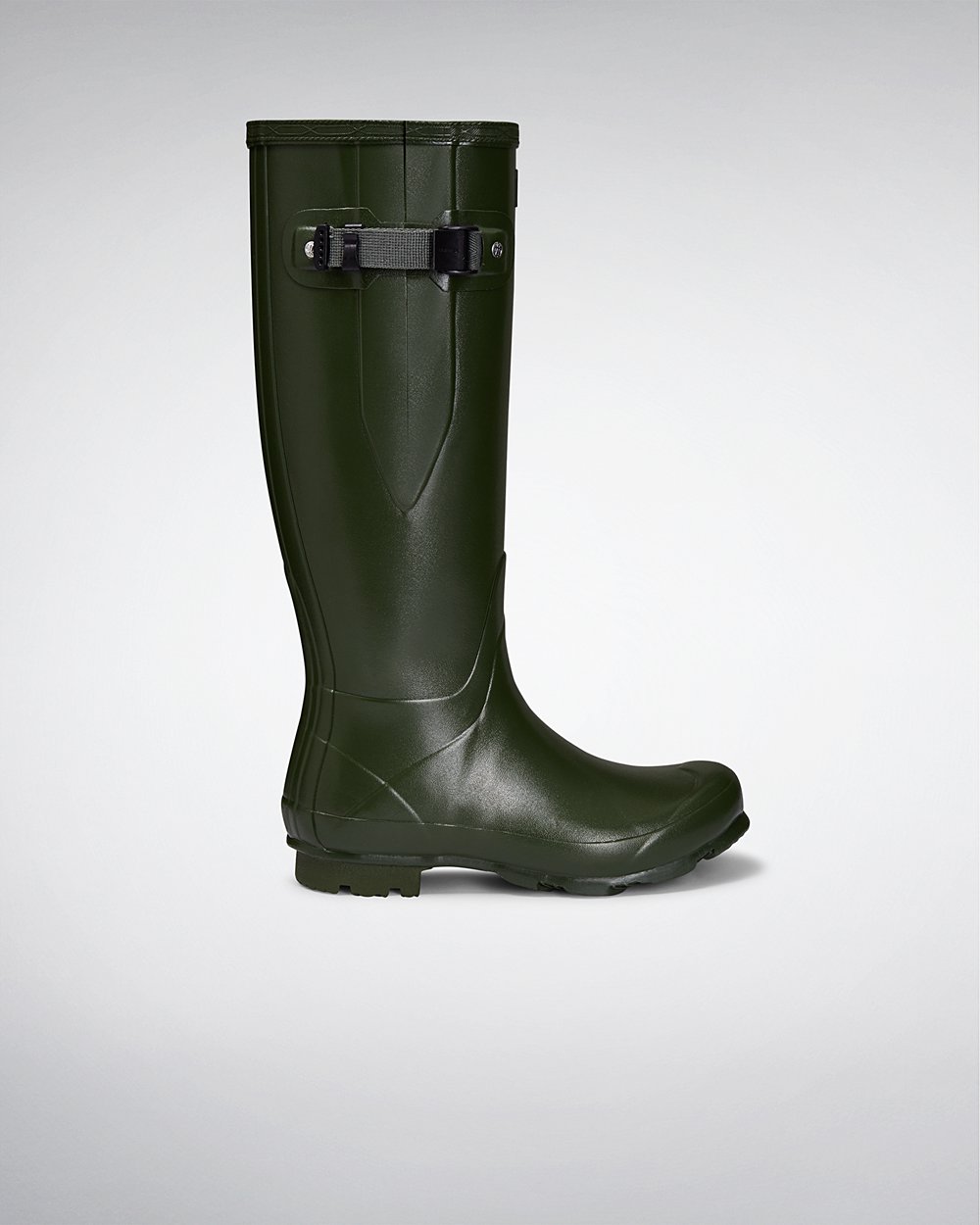 Botas De Altas Norris Field Side Adjustable Hunter Mujer - Verdes - 719825WZU